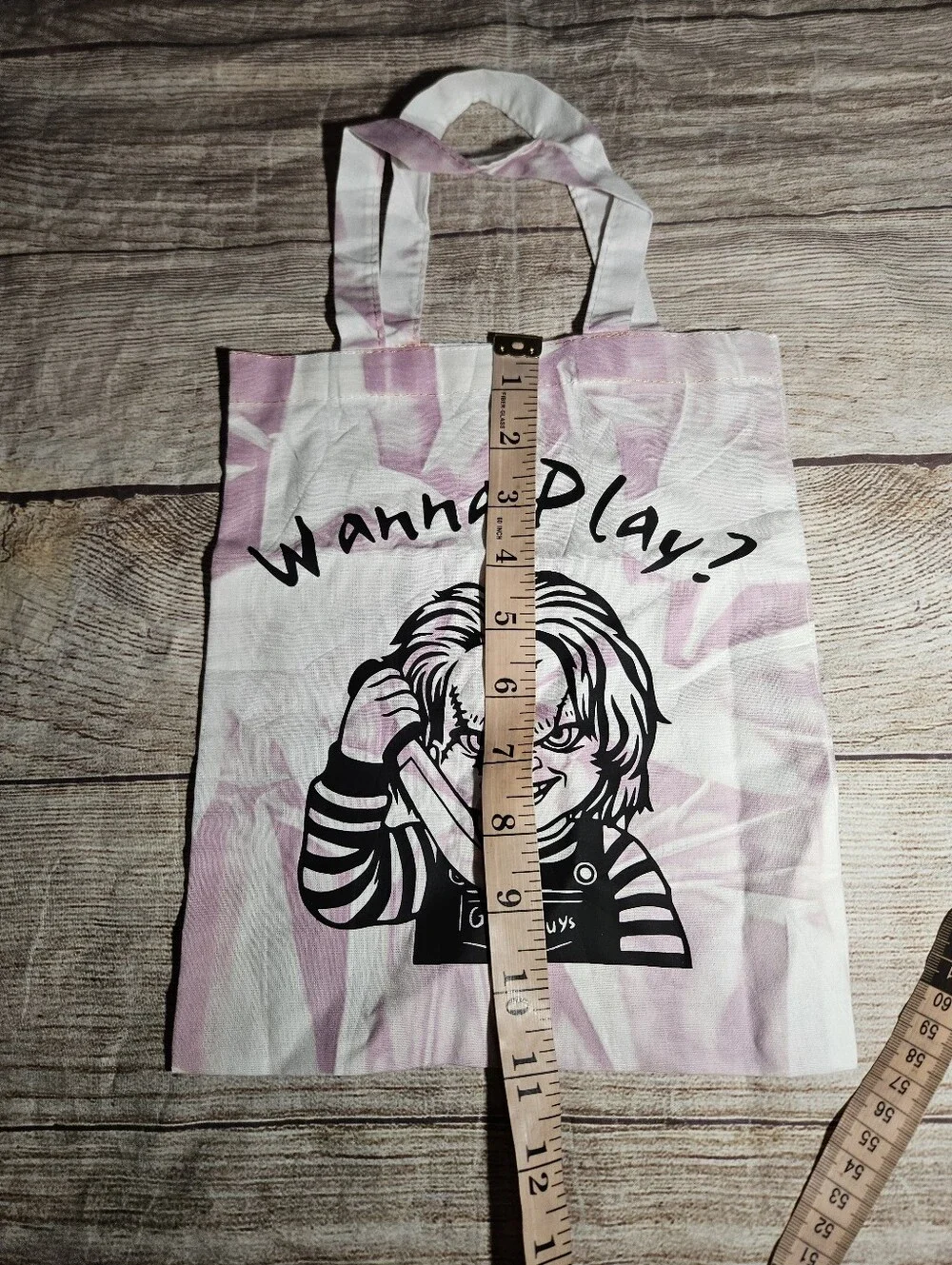 Childs play chucky child's large halloween costume and trick or treat tote bag